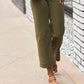 👖🍂 2025 AUTUMN HOT SALE 50% OFF💷Stretch Twill Cropped Wide Leg Pants