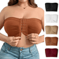 🏆LAST DAY BUY 1 GET 1 FREE✨️Plus Size Strapless Front Buckle Breathable Bra