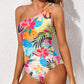 🩱Vacation Sale -50% OFF🏝️ - 🏖️One Shoulder One Piece Swimsuit for Women