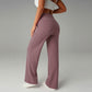 🔥NEW YEAR SALE - ONLY £14.99!!⚡50K+ SOLD!💕Women's Plain Loose Straight Leg Pants