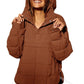 🔥Women's Oversized Hooded Puffer Jacket Quilted Lightweight Winter Warm Pullover Padded Hoodies Coat