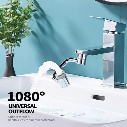 🚰 Upgrade Your Washing Routine - ✨ TTZZ 1080° Rotatable Faucet Aerator Extension - For Effortless, All-Angle Control!