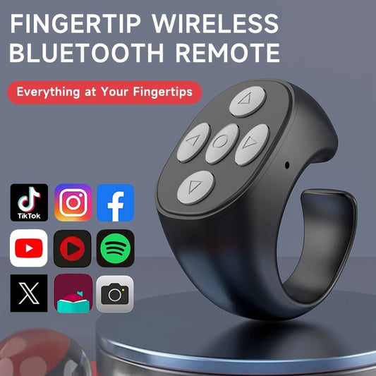 ⏳2025 New-Save 50%✨️Fingertip Wireless Bluetooth Remote Control