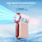 ❄️ Portable High-Speed Mini Fan 💨 Durable Compact Handheld Cooling Fan