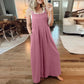 🔥Summer Hot Sale 49% OFF🔥Women's Sleeveless Wide Leg Jumpsuit with Pockets