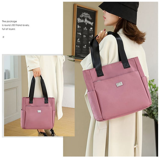 ⏰Hot Sale-50% OFF🔥2025 Large Capacity Waterproof Multi Pocket Nylon Shoulder Bag👜