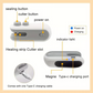 🔥NEW YEAR SALE⚡50K+ SOLD!💝Rechargeable 2-in-1 Bag Sealer & Cutter🎁