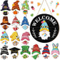 🔥Christmas Sale-Up to 50% OFF🎅Interchangeable Wooden Gnome Welcome Sign🎄