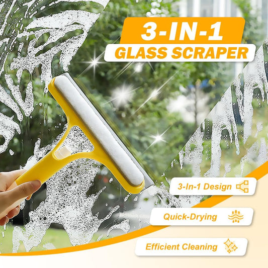 ⏳LIMITED SALE 49% OFF✨3 in 1 Window Cleaning Scraper