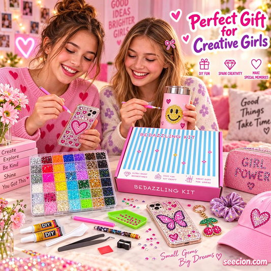 💕LAST DAY-50% OFF✨️AB Color Jelly Flatback Resin Rhinestones Kit with Storage Organizer Box Glue and Tools for DIY Nail Art Clothes and Phone Case Decoration