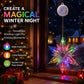 🎄🎅 CHRISTMAS MEGA SALE! 🎁 ONLY £7.99! 💖DIY Christmas Snowflake Suction Cup LED Lights ✨ | Battery Operated, Warm & Multi-Colour, Window Suction Lights, Christmas Home & Party Decor