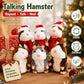 🎄✨Christmas Promotion✨🎁 | Only £7.99! Perfect Christmas Gift 🎀❄️Talking Hamster Plush – repeats whatever you say, auto head-shaking, hilarious fun for kids & adults