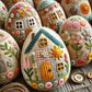 🔥Last Day 49% OFF-🏡🥚Patchwork Felt Egg House DIY Kit