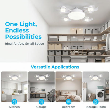 ❄️LAST DAY SALE 50% OFF!!❄️Aerolux™ Ceiling Fan Light – 2-in-1 Silent LED with Remote 🌬️💡  Energy-Efficient Airflow & Dimmable Lighting for Bedrooms, Living Rooms & Conservatories 🏡✨