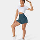 ✨️2025 New Hot Sales🥰High Waisted 2-in-1 Yoga Shorts & Side Pockets