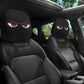 😆 Funny Cartoon Car Headrest Covers – 2PCS 2D Universal Fit🚗