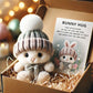 🔥Last Day: BUY 3 GET 1 FREE - Handmade🐇Mini Bunny Hug Cute Easter Gift🎁
