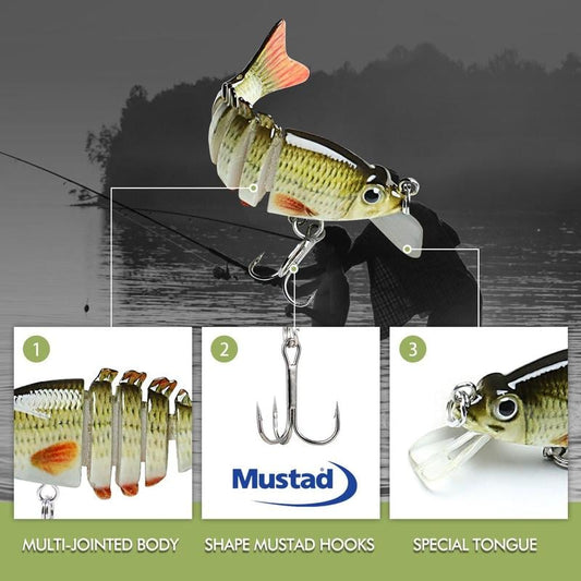 🎣Limited Sale 49% OFF⏰Lifelike Multi-Jointed Sinking Fishing Lure