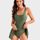 🩱2026 Summer Seaside Trend Swimwear👙Women's Tummy Control Slim Fit Plus Size One Piece Swimsuit