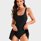 🩱2026 Summer Seaside Trend Swimwear👙Women's Tummy Control Slim Fit Plus Size One Piece Swimsuit