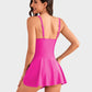 🩱2026 Summer Seaside Trend Swimwear👙Women's Tummy Control Slim Fit Plus Size One Piece Swimsuit