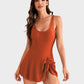 🩱2026 Summer Seaside Trend Swimwear👙Women's Tummy Control Slim Fit Plus Size One Piece Swimsuit