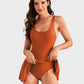 🩱2026 Summer Seaside Trend Swimwear👙Women's Tummy Control Slim Fit Plus Size One Piece Swimsuit