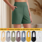 ⏳LAST DAY SALE: ONLY ￡11.99 with FREE GIFT🎁✨AuraFit™ Everyday High-Waisted Shorts – Lightweight & Breathable with Functional Pockets 🌿
