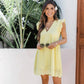 🍹Summer Hot Sales 50%OFF☀️Summer V-neck short-sleeved hollow lace dress