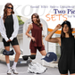 🟣Summer Hot Sale 49% OFF🧊Sleeveless Crewneck Women's 2 Piece Sets Summer Matching Lounge Shorts Set Resort Airport Travel Outfit Split Hem Casual Clothes