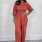 🌸Spring Specials 49% OFF🌸 Women's Elastic Waist Summer Jumpsuit