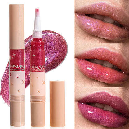 🔥£9.99 FOR 2PCS🔥 Star-Studded Lip Gloss👄