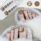 🔥Hot Sale 50% OFF 🔥Delicate Glitter False Toe Nails Kit