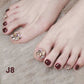 🔥Hot Sale 50% OFF 🔥Delicate Glitter False Toe Nails Kit