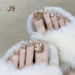 🔥Hot Sale 50% OFF 🔥Delicate Glitter False Toe Nails Kit