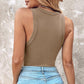 💖LAST DAY SPECIAL PRICE: ￡8.99!!💖Ribbed Stretchy Tank Top with Shelf Bra