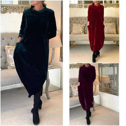 💃HOT SALE 49% Off🔥New slimming long dress with round neck.