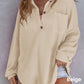 🔥Last Day Promotion 49% OFF🔥Women’s Loose Solid Color Waffle Knit Shirt
