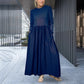 🎁Hot Sell 49% Off🔥Flowy Knit Midi Dress with Full Sleeves