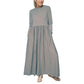 🎁Hot Sell 49% Off🔥Flowy Knit Midi Dress with Full Sleeves