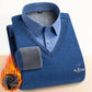 🎁Early Winter Sale 49% Off🔥Men's Thermal Fleece Lined Double Layer Sweater