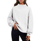 Women's Oversized Mock Neck Sweatshirt