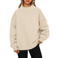 Women's Oversized Mock Neck Sweatshirt