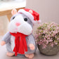 🎄✨Christmas Promotion✨🎁 | Only £7.99! Perfect Christmas Gift 🎀❄️Talking Hamster Plush – repeats whatever you say, auto head-shaking, hilarious fun for kids & adults