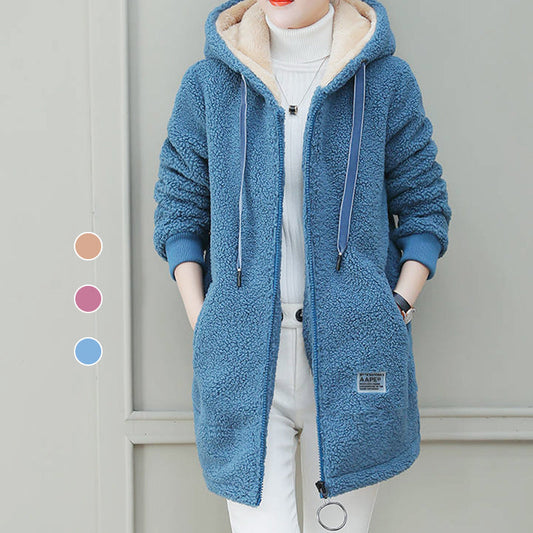 🎁LAST DAY 49% OFF🔥Women's Winter Warm Thick Faux Lamb Wool Coat