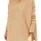 🔥Last Day Promotion 49% OFF🔥Women's Turtleneck Oversize Hem Knit Pullover Sweater