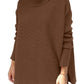 🔥Last Day Promotion 49% OFF🔥Women's Turtleneck Oversize Hem Knit Pullover Sweater