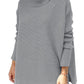 🔥Last Day Promotion 49% OFF🔥Women's Turtleneck Oversize Hem Knit Pullover Sweater