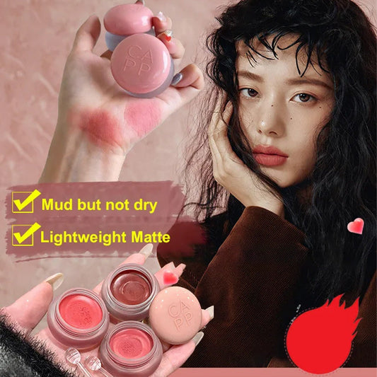 💖Buy 1 Get 1 Free💖🔥-Lip&Cheek Blurry Pudding Pot with Keyring