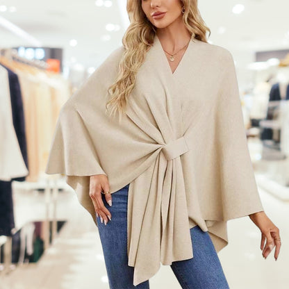 🎁Hot Sell 49% Off🔥Elegant Shawl Wraps Soft Open Front Poncho Sweater